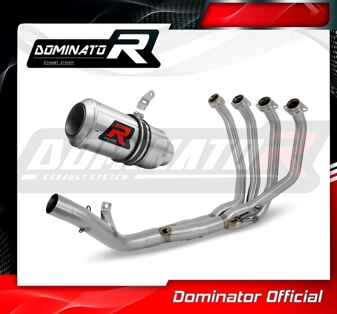 Terminale Scarico Moto A 3 Uscite - Acciaio Inox, Per YZF-R6 E Modelli 51mm