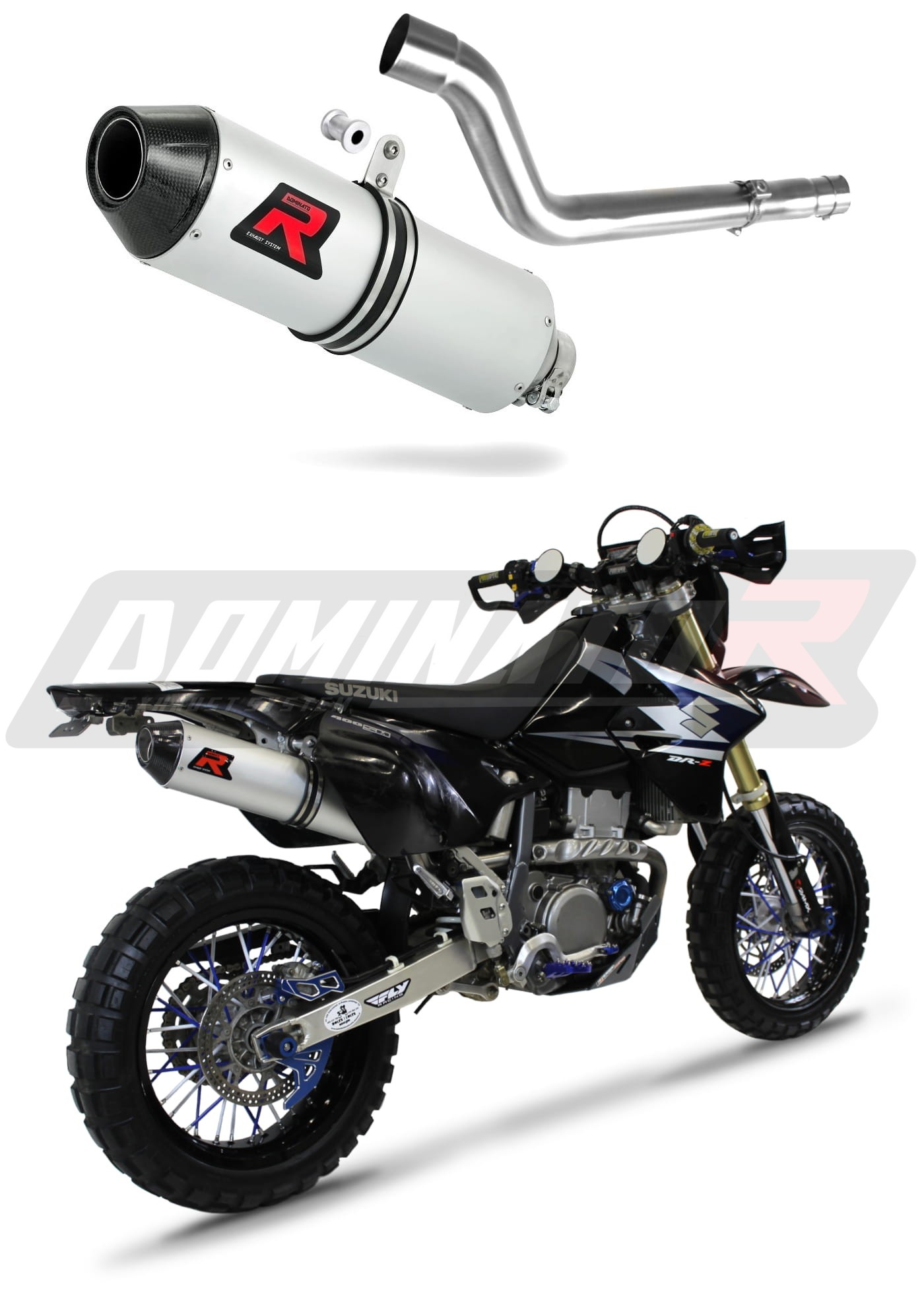 Per Benelli Trk 502x Tubo Di Scarico Moto Universale Silenziatore Di