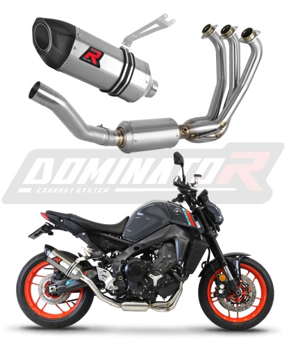 DOMINATOR Terminale di Scarico Marmitta Silenziatore GP1 compatibile con DL 1000 V - Strom 2017-2020
