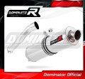 scarico silenziatore DOMINATOR rotondo adatto alla moto Yamaha XT 660 Z TENERE 2008 - 2016 2