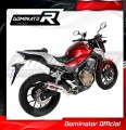 scarico silenziatore DOMINATOR GP1 adatto alla moto Honda CB 500 F 2016 - 2019 2