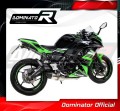 impianto di scarico completo con silenziatore DOMINATOR Full System HP1 adatto alla moto Kawasaki NINJA 650 2017 - 2022 3