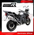 scarico silenziatore DOMINATOR ovale adatto alla moto Triumph TIGER EXPLORER 1200 2012 - 2015 3