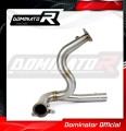 decat silenziatore centrale DOMINATOR Mid Pipe adatto alla moto ETV 1200 Caponord 2013 - 2016 2