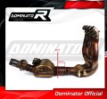 decat silenziatore centrale DOMINATOR Mid Pipe adatto alla moto Ninja H2 SX 2018 - 2020 2