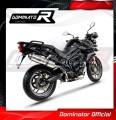 exhaust muffler DOMINATOR ROUND fits to Triumph TIGER 800 XC XR 2015  2017 4