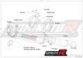 scarico silenziatore DOMINATOR omologato HP1 adatto alla moto R1200RS 2015 - 2018 5