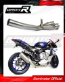 YZF R1M 1000 Exhaust Cat Eliminator Catalyst Catalytic Converter Linkpipe Decat Downpipe 2015 - 2017 DOMINATOR