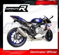 YZF R1M 1000 Exhaust Cat Eliminator Catalyst Catalytic Converter Linkpipe Decat Downpipe 2015 - 2017 DOMINATOR 2