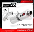 scarico silenziatore DOMINATOR omologato rotondo adatto alla moto R1200R 2006 - 2009 2