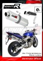 scarico silenziatore DOMINATOR omologato OVAL adatto alla moto CB 600F HORNET 2003 - 2006 3