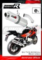 S1000RR Exhaust BMW Homologated EC Type approval  Street legal Approval Certificate Muffler Auspuff Sportauspuff Silencer Echappement Silencieux Scarico Scarichi Escape Wydech Tłumik OVAL 2015 - 2016 Dominator