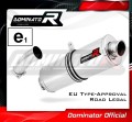 F800GS Adventure Exhaust BMW Homologated EC Type approval  Street legal Approval Certificate Muffler Auspuff Sportauspuff Silencer Echappement Silencieux Scarico Scarichi Escape Wydech Tłumik OVAL 2008 - 2017 Dominator