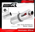 scarico silenziatore DOMINATOR omologato OVAL adatto alla moto F800ST 2006 - 2012