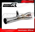 decat silenziatore centrale DOMINATOR Mid Pipe adatto alla moto CBR 1000RR 2017 - 2024 2