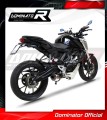 impianto di scarico completo con silenziatore DOMINATOR Full System HP3 adatto alla moto Honda CB 125 R 2018 - 2020 3