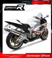 scarico silenziatore DOMINATOR rotondo adatto alla moto Honda VTR 1000 SP1 1998 - 2001 2