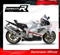scarico silenziatore DOMINATOR rotondo adatto alla moto Honda VTR 1000 SP1 1998 - 2001 3