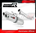 scarico silenziatore DOMINATOR ovale adatto alla moto Honda VTR 1000 SP1 1998 - 2001 2