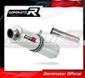 scarico silenziatore DOMINATOR rotondo adatto alla moto Yamaha XJR 1300 2007 - 2016 2