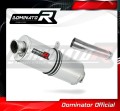 scarico silenziatore DOMINATOR ovale adatto alla moto Yamaha XJR 1300 2007 - 2016 2