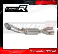 decat mid muffler DOMINATOR GP3 Mid Pipe fits to YZF R1 1000 RN49 2017  2019 2