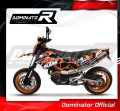 690 SMC R EXHAUST KTM Muffler Auspuff Sportauspuff Silencer Echappement Silencieux Scarico Scarichi Escape Wydech Tłumik Carbon Tip HP1 2012 - 2017 Dominator 3