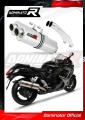 scarico silenziatore DOMINATOR ovale adatto alla moto Suzuki GSXR 1300 Hayabusa 2008 - 2019