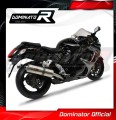 scarico silenziatore DOMINATOR ovale adatto alla moto Suzuki GSXR 1300 Hayabusa 2008 - 2019 3