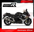 scarico silenziatore DOMINATOR ovale adatto alla moto Suzuki GSXR 1300 Hayabusa 2008 - 2019 4