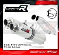 scarico silenziatore DOMINATOR omologato rotondo adatto alla moto Z1000 2003 - 2006