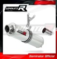 scarico silenziatore DOMINATOR rotondo adatto alla moto Piaggio MP3 500 2008 - 2022 2