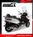 exhaust muffler DOMINATOR ROUND fits to Piaggio MP3 500 2008  2022 3