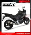 scarico silenziatore DOMINATOR rotondo adatto alla moto Honda NC 700 / 750 X 2012 - 2020 3