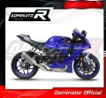 decat mid muffler DOMINATOR Mid Pipe fits to YZF R1 1000 2020  2022 4
