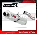 scarico silenziatore DOMINATOR rotondo adatto alla moto Benelli TRK 502 X 2018 - 2021 2