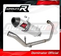 impianto di scarico completo con silenziatore DOMINATOR Full System HP3 adatto alla moto Honda CBR 125 R 2011 - 2018 2