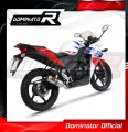 complete exhaust system with muffler DOMINATOR Full System GP fits to Honda CBR 125 R 2011  2018 3