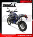 scarico silenziatore DOMINATOR rotondo adatto alla moto BMW HP2 Enduro 2004 - 2007 3