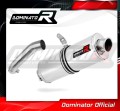 scarico silenziatore DOMINATOR ovale adatto alla moto BMW HP2 Enduro 2004 - 2007 2