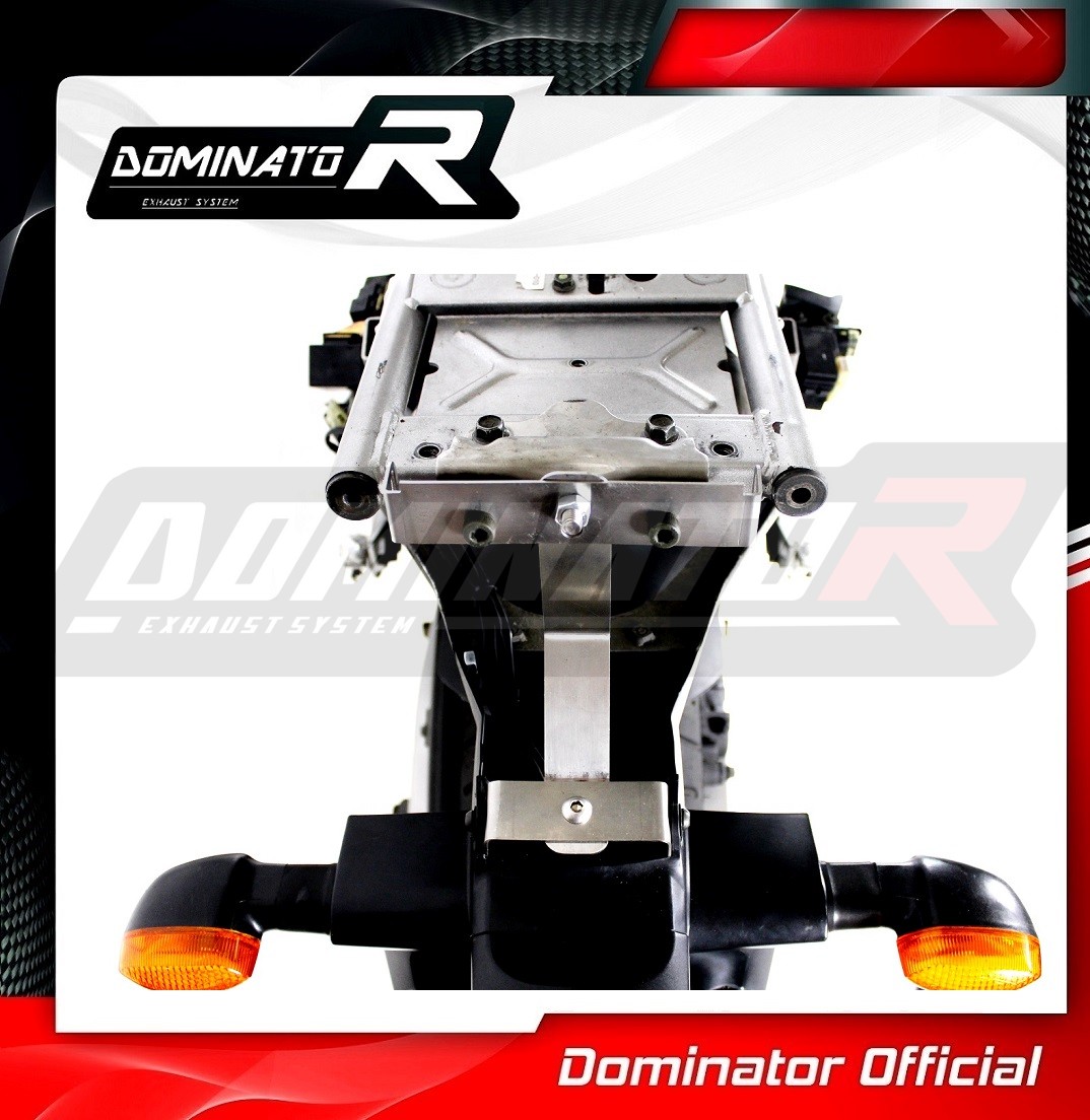 DOMINATOR Terminale Di Scarico GP1 In Acciaio Inox Per Yamaha FZ6 FAZER 600 S2 (2006-2010) – Silenziatore Sportivo Con DB Killer