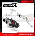 wydech tłumik DOMINATOR GP1 CZARNY pasujący do motocykla Yamaha FZ6 2004 - 2010 2