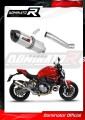 scarico silenziatore DOMINATOR HP1 adatto alla moto Ducati MONSTER 821 2018 - 2021