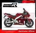 scarico silenziatore DOMINATOR omologato rotondo adatto alla moto YZF 600R Thundercat 1996 - 2006 4