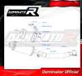scarico silenziatore DOMINATOR GP1 adatto alla moto Yamaha YZF 600 R Thundercat 1996 - 2006 5