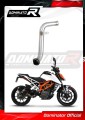 decat mid muffler DOMINATOR Mid Pipe fits to KTM 390 DUKE 2017  2020
