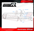 scarico silenziatore DOMINATOR HP1 nero adatto alla moto Yamaha FZ8 FAZER 2010 - 2016