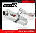 scarico silenziatore DOMINATOR ovale adatto alla moto Honda NTV 650 REVERE 1988 - 1997 2