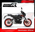 impianto di scarico completo con silenziatore DOMINATOR Full System HP3 adatto alla moto Yamaha MT 125 2020  4