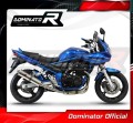 exhaust muffler DOMINATOR ROUND fits to Suzuki GSF 650 BANDIT N / S 2005  2006 4